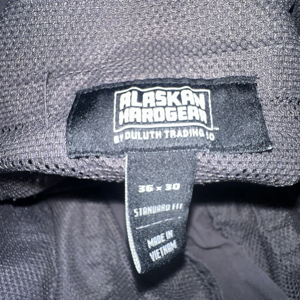 Alaskan Hardgear Work Pants Men's Fit 36/29 Gray Utility Belted Standard Fit
